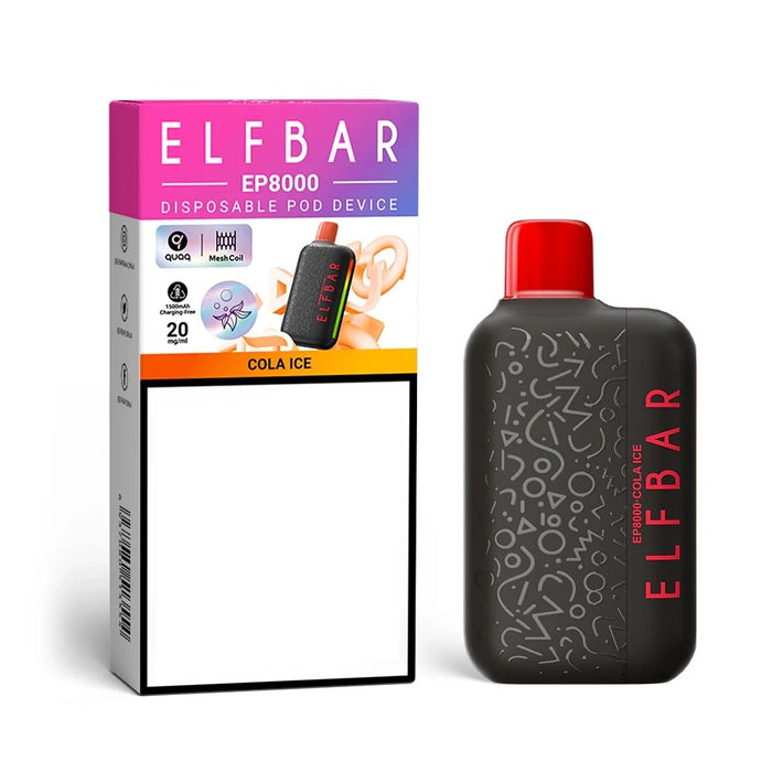 ELFBAR EP8000 2%Nic Disposable Vape