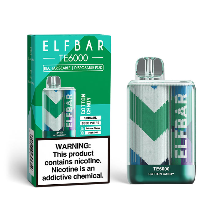 <tc>ELFBAR Disposable Vape TE6000 Puffs
</tc>