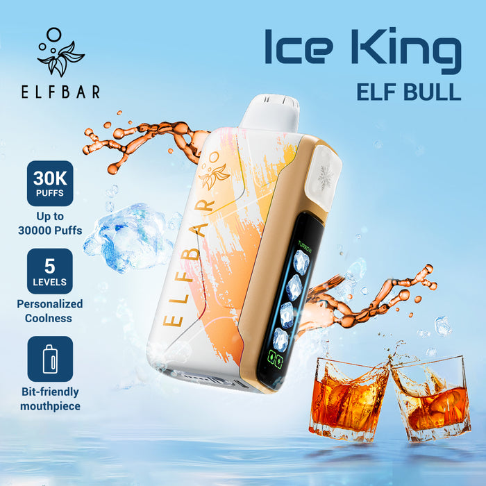 <tc>ELFBAR Ice King Disposable Vape ELF BULL
</tc>