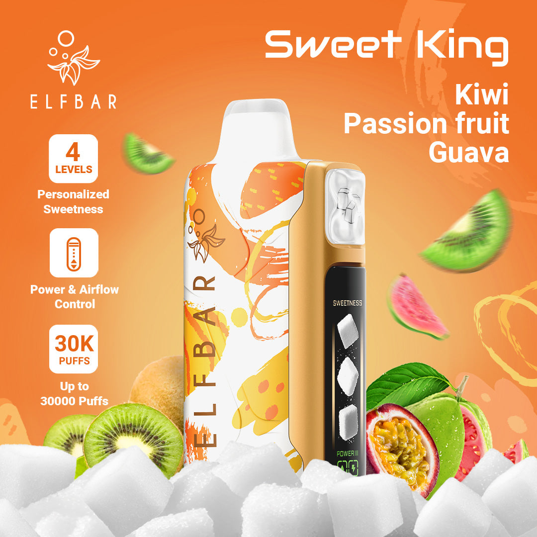 <tc>ELFBAR Sweet King Kiwi Passion Fruit Guava
</tc>