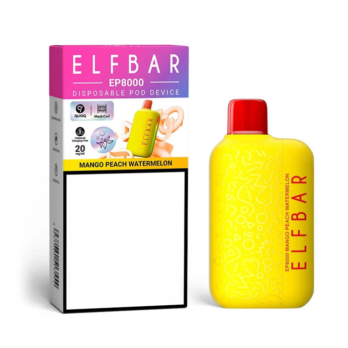 ELFBAR EP8000 2%Nic Disposable Vape