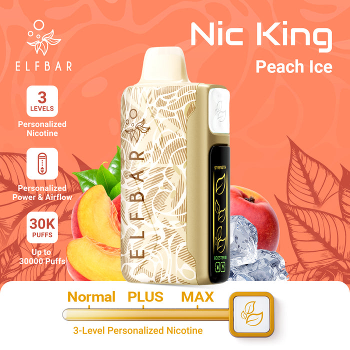 ELFBAR Nic King Peach Ice