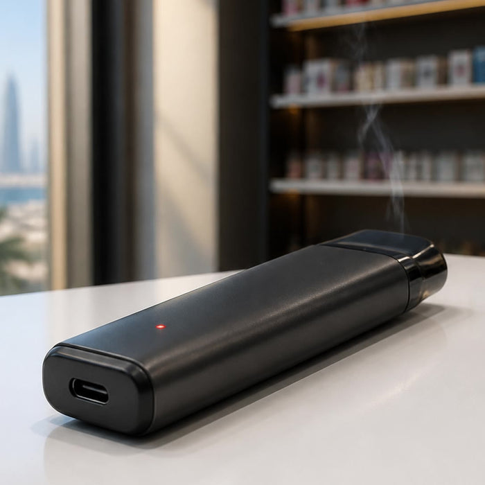 How to know when a disposable vape is empty weak vapor and indicator lights close-up