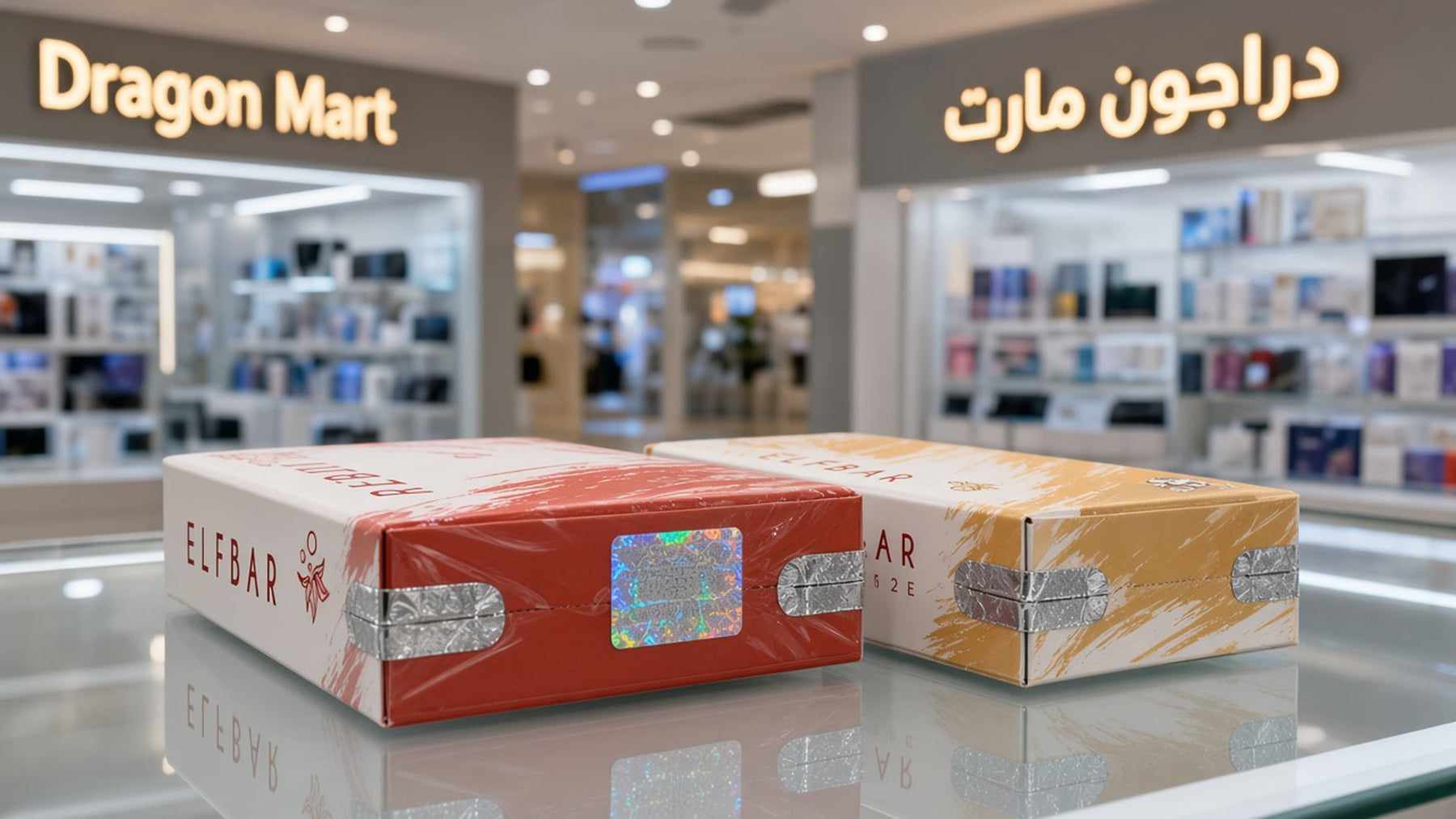 How to spot a fake ELFBAR in Dubai packaging hologram and official elfbar.ae storefront