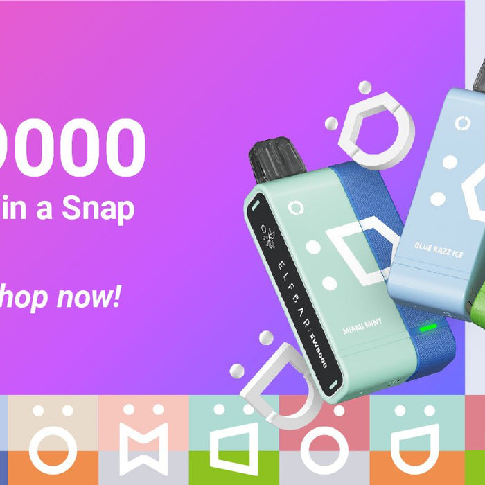 Unveiling EW9000: The 9000 Puffs Disposable with Power-Bank! - ELFBAR