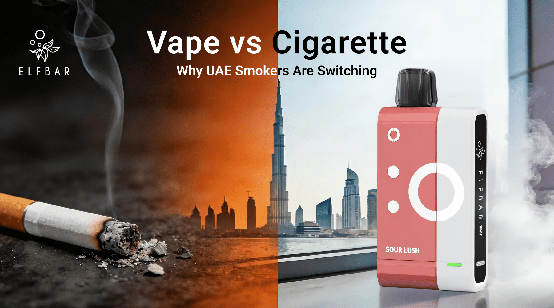 Vape vs Cigarette: Why UAE Smokers Are Making the Switch? - ELFBAR