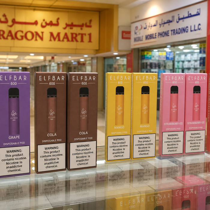 Where to buy authentic ELFBAR vape in Dubai official UAE storefront and disposable collection