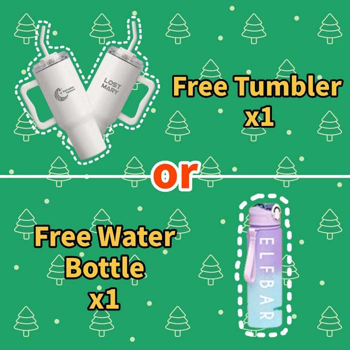 Free Tumbler / Free Water Bottle x 1