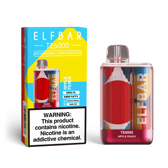 ELFBAR Disposable Vape TE6000 Puffs（ALL FLAVOUR）