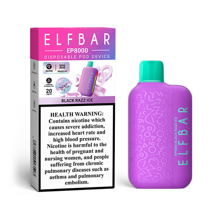 ELFBAR EP8000 2%Nic Disposable Vape