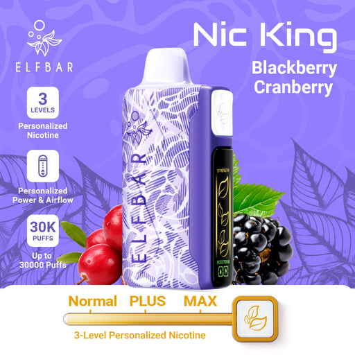ELFBAR Nic King Blackberry Cranberry 1Pc