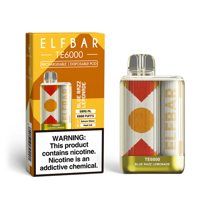 ELFBAR Disposable Vape TE6000 Puffs（ALL FLAVOUR）