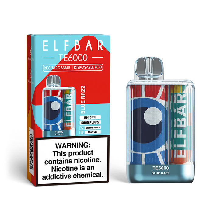 ELFBAR Disposable Vape TE6000 Puffs（ALL FLAVOUR）