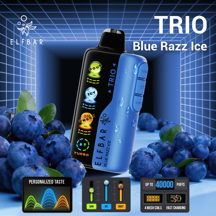 ELFBAR Trio Disposable Vape (Sour Flavor)
