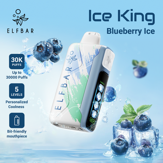 ELFBAR Ice King Disposable Vape Blueberry Ice