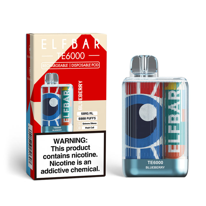ELFBAR Disposable Vape TE6000 Puffs（ALL FLAVOUR）