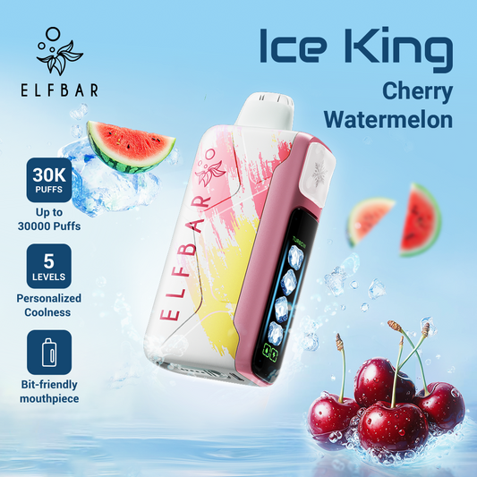 ELFBAR Ice King Disposable Vape Cherry Watermelon