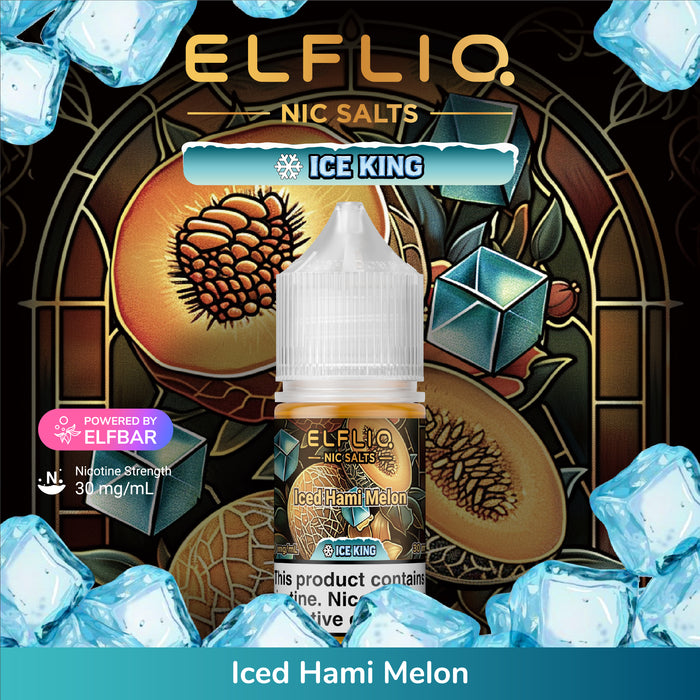 ELFLIQ SALTS ICE KING E-Liquid (ALL Flavors)