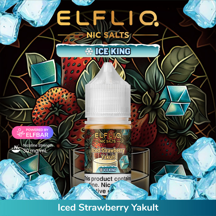 ELFLIQ SALTS ICE KING E-Liquid (ALL Flavors)