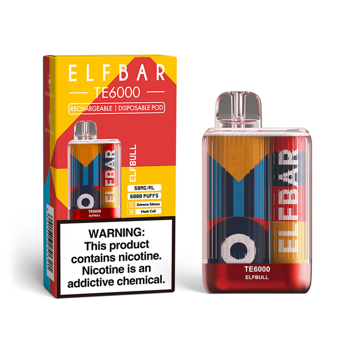 ELFBAR Disposable Vape TE6000 Puffs（ALL FLAVOUR）