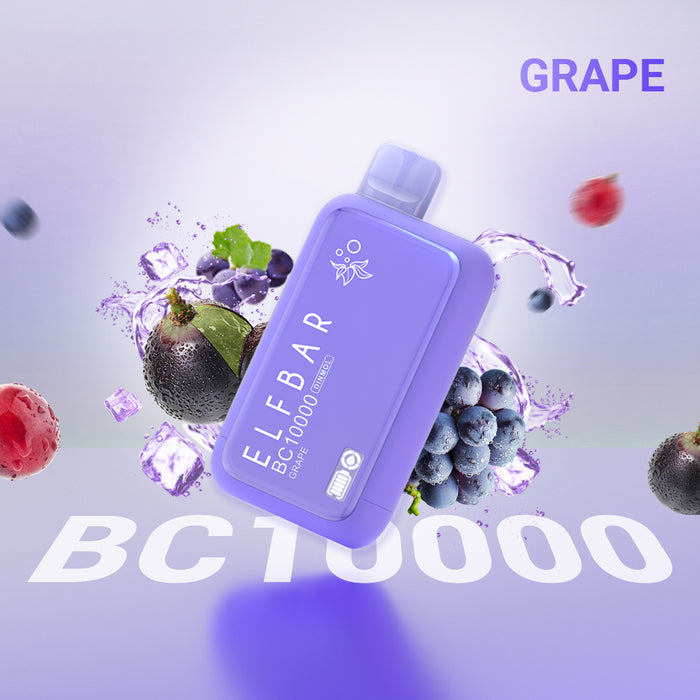 ELFBAR Disposable Vape BC10000 Grape Ice