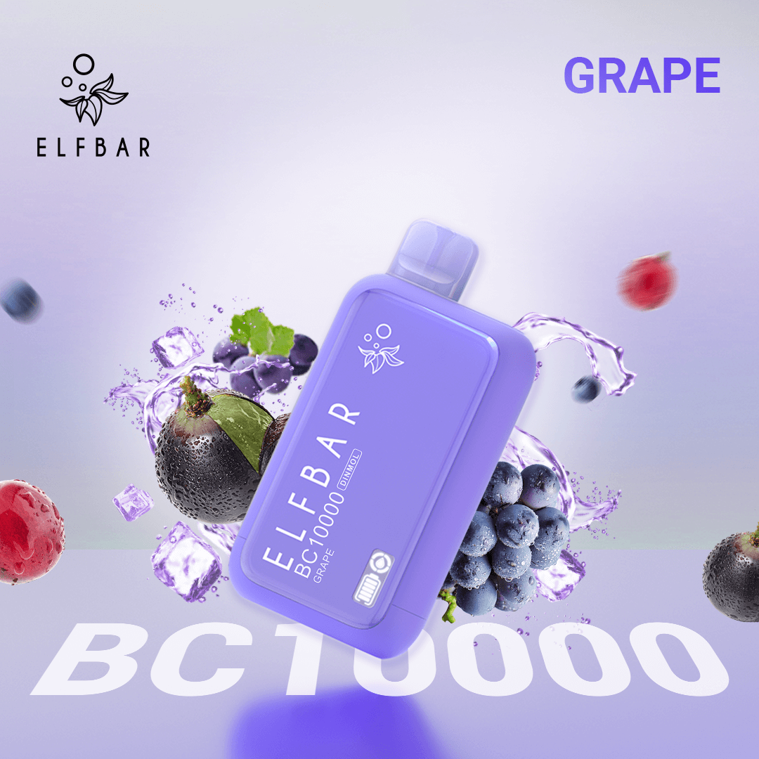 ELFBAR Disposable Vape BC10000 Grape Ice