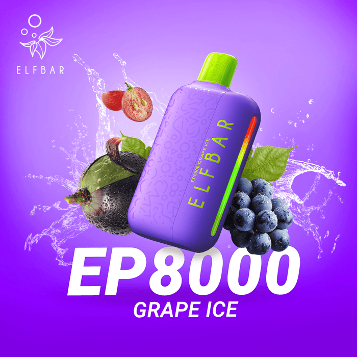 ELFBAR EP8000 2% فيب للاستعمال مرة واحدة (جميع الخيارات)