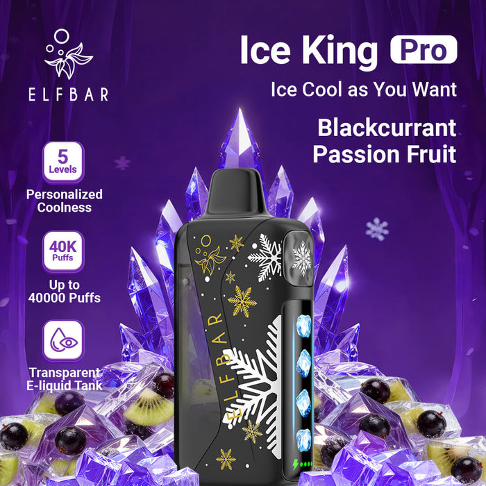 ELFBAR Ice King Pro إصدار الشتاء للفيب القابل للتصرف (وصول منتج جديد!!)