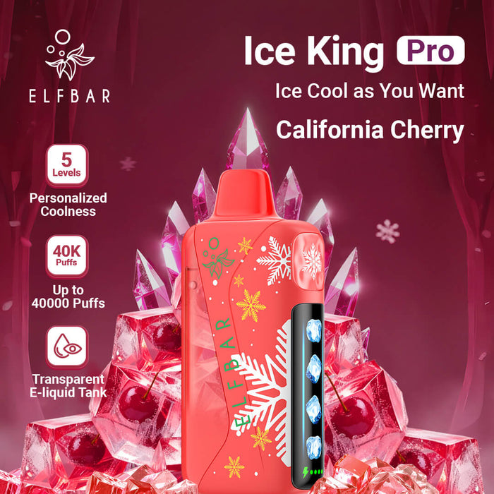 ELFBAR Ice King Pro إصدار الشتاء للفيب القابل للتصرف (وصول منتج جديد!!)