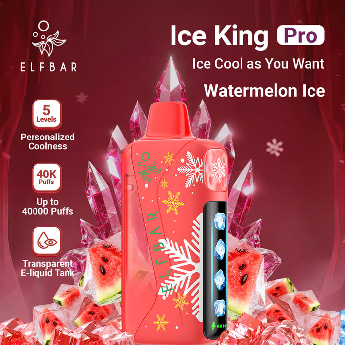 ELFBAR Ice King Pro إصدار الشتاء للفيب القابل للتصرف (وصول منتج جديد!!)