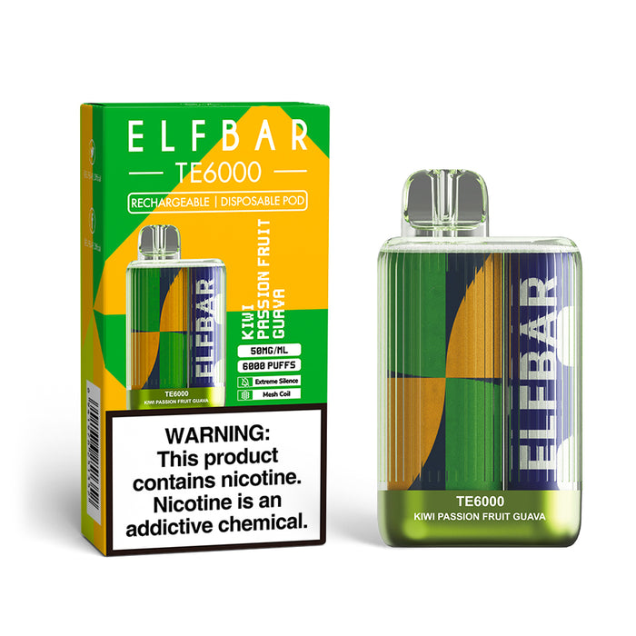 ELFBAR Disposable Vape TE6000 Puffs（ALL FLAVOUR）