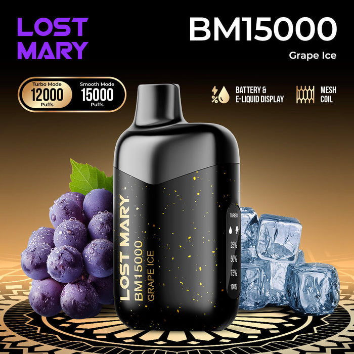 LOST MARY BM15000 Disposable Vape 15000 Puffs (All Flavors) ELFBAR LOST MARY BM15000 Disposable Vape 15000 Puffs (All Flavors) ELFBAR