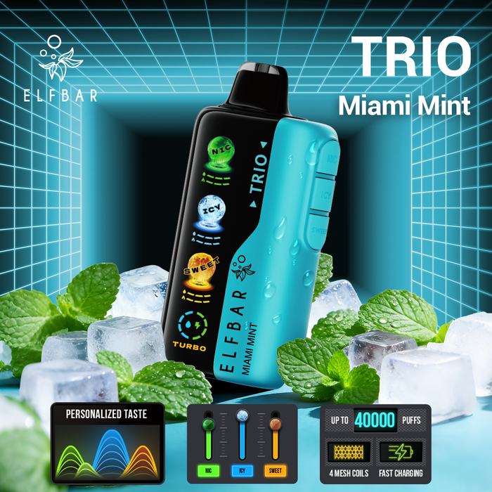 ELFBAR Trio Disposable Vape (Sweet Flavor)