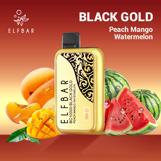 BC10000 BLACK GOLD Peach Mango Watermelon