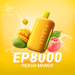 ELFBAR EP8000 8K Disposable Vape 2% Peach Mango 1Pack (10 PCs)