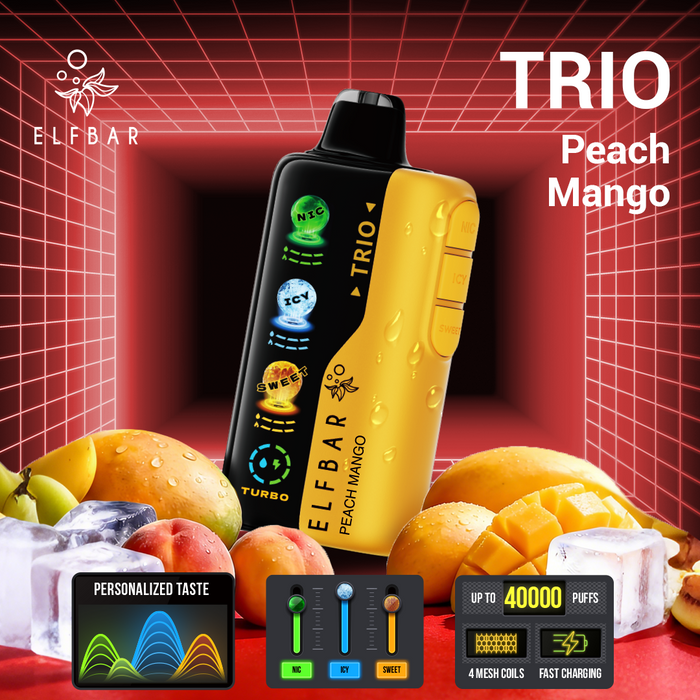 ELFBAR Trio Disposable Vape (Sweet Flavors)