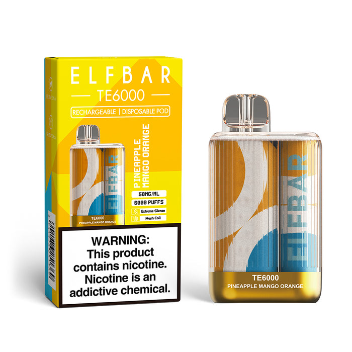 ELFBAR Disposable Vape TE6000 Puffs（ALL FLAVOUR）