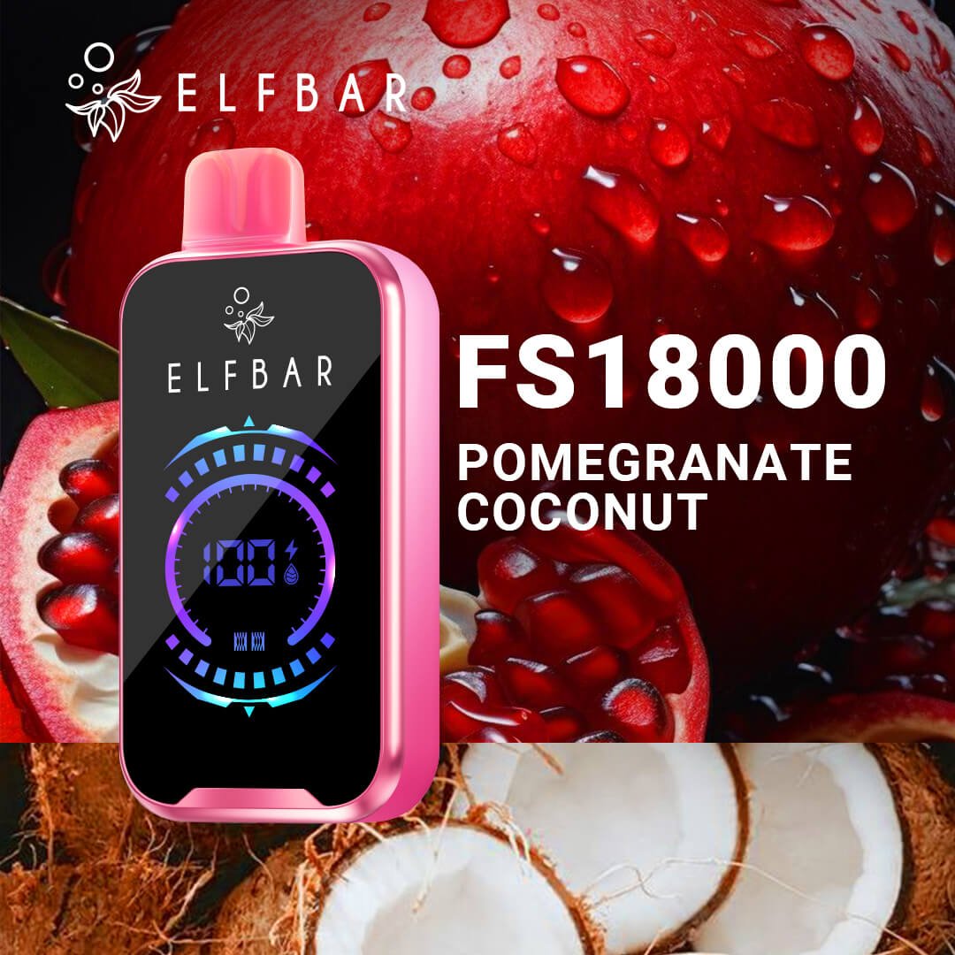 ELFBAR نفث FS18000 يمكن التخلص منه جديد 2024