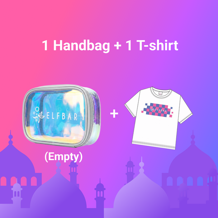 Gift Box 1 - ELFBAR Handbag x1 + 1 ELFBAR T-shirt x1