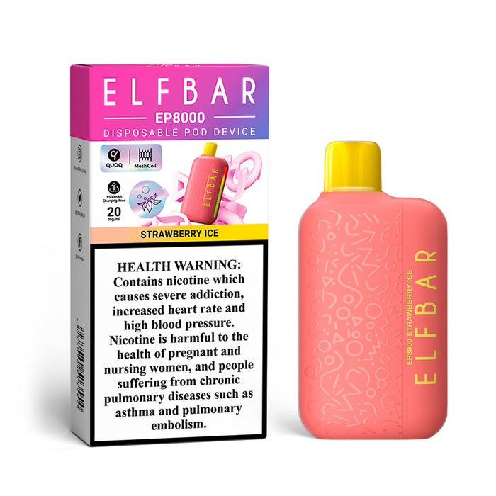 ELFBAR EP8000 2%Nic Disposable Vape