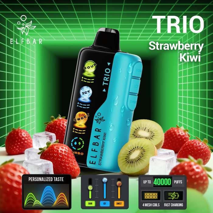 ELFBAR Trio 40000 Puffs Disposable Vape (Sour Flavors) ELFBAR Trio 40000 Puffs Disposable Vape (Sour Flavors)