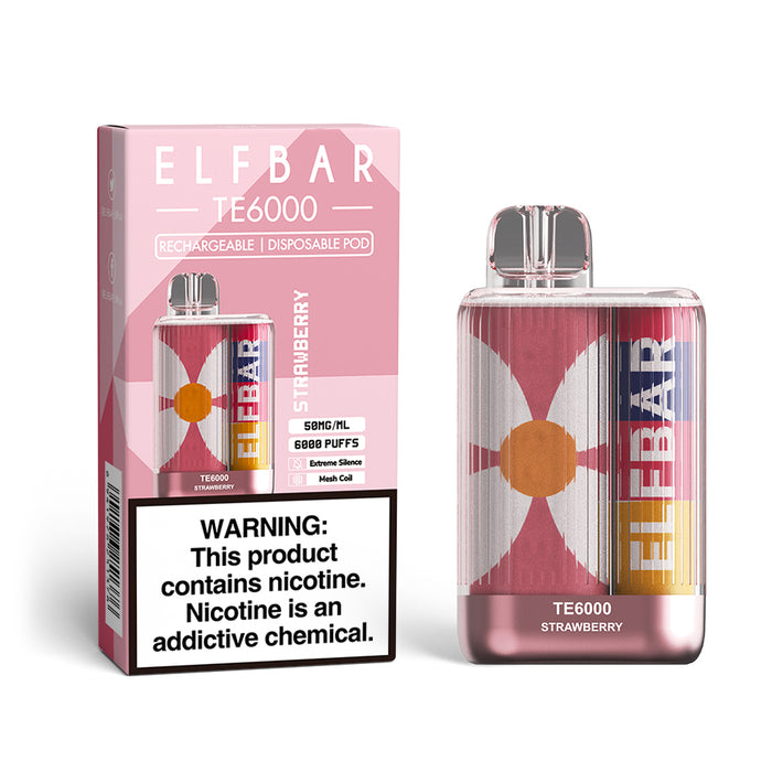 ELFBAR Disposable Vape TE6000 Puffs（ALL FLAVOUR）