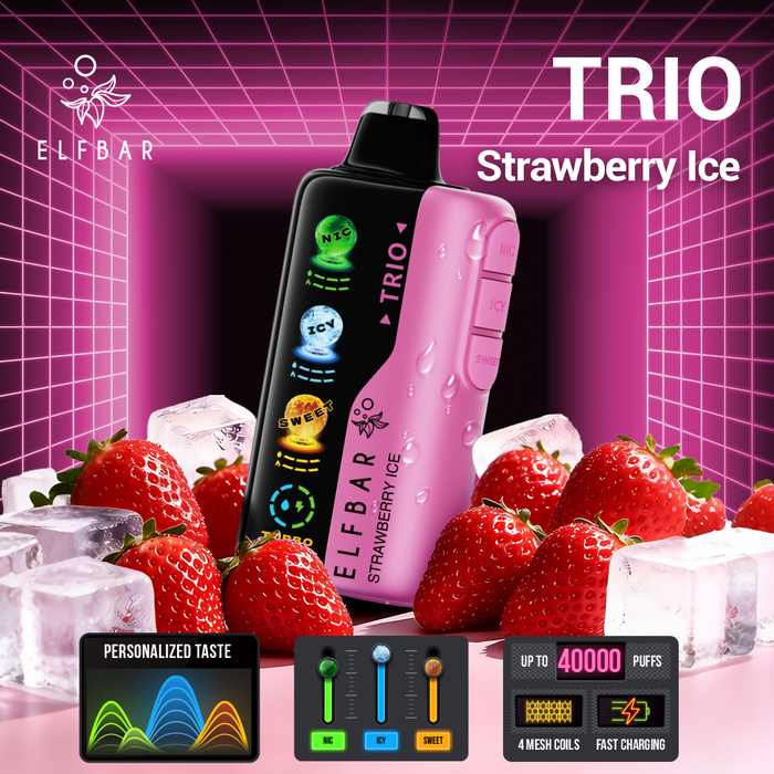ELFBAR Trio Disposable Vape (Sweet Flavor)