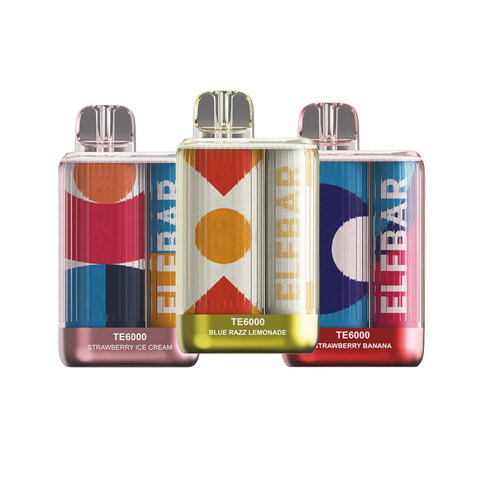 ELFBAR Disposable Vape TE6000 Puffs（ALL FLAVOUR）