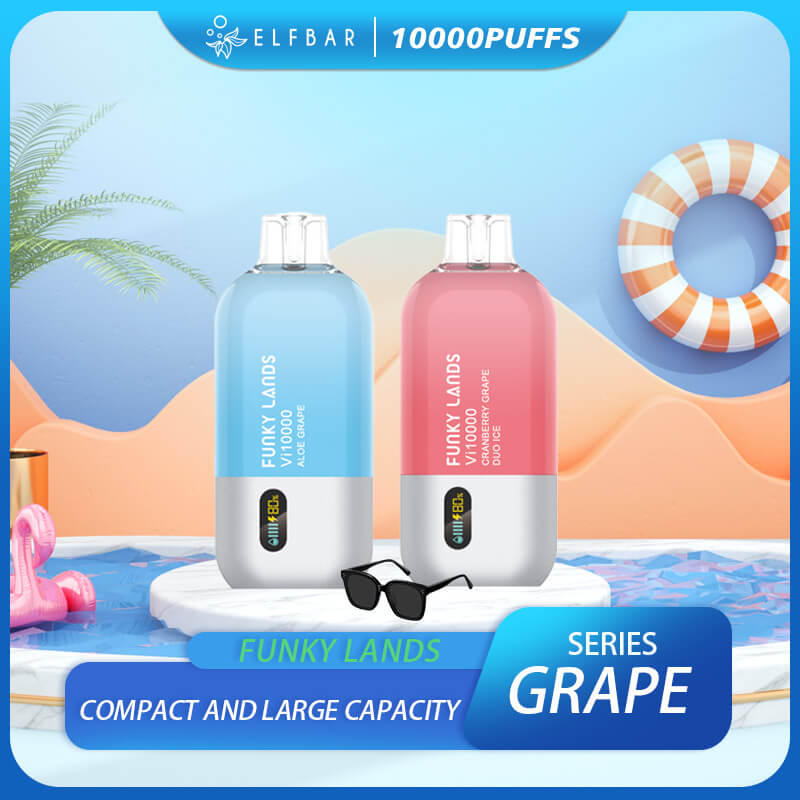 ELFBAR Vi10000 Disposable Vape Grape Series