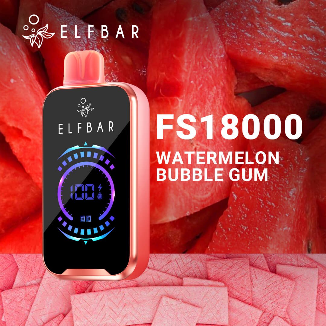 ELFBAR نفث FS18000 يمكن التخلص منه جديد 2024