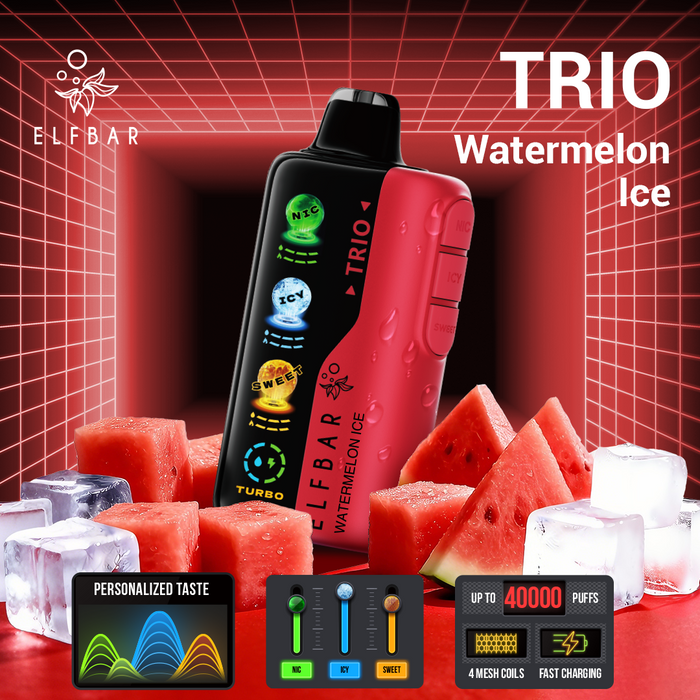 ELFBAR Trio Disposable Vape (Sweet Flavor)