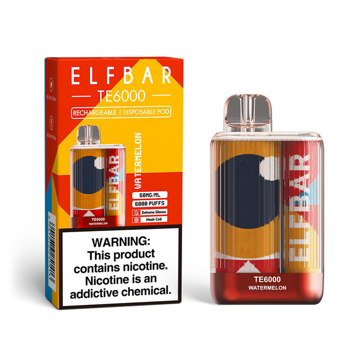 ELFBAR Disposable Vape TE6000 Puffs（ALL FLAVOUR）
