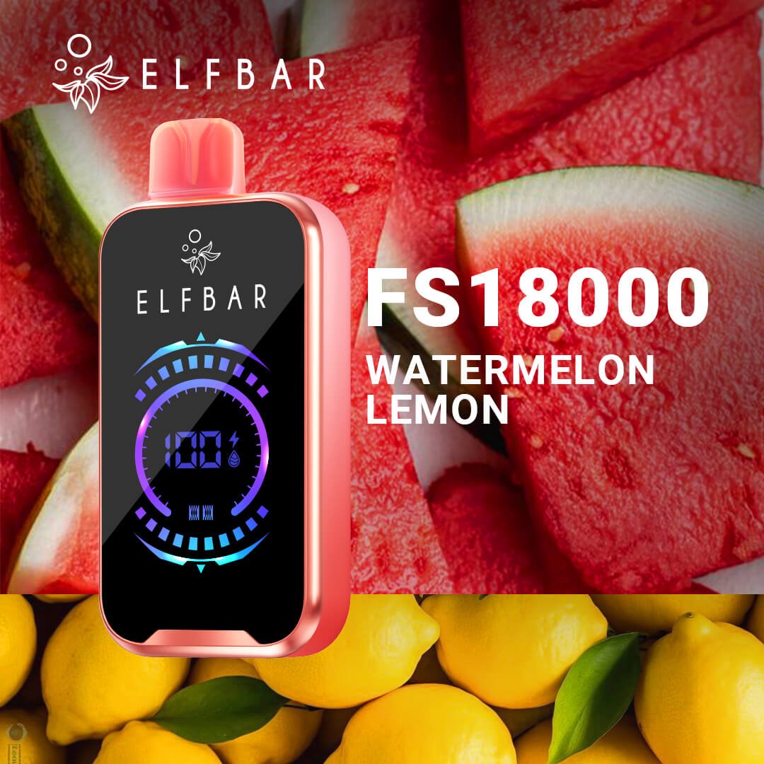 ELFBAR نفث FS18000 يمكن التخلص منه جديد 2024