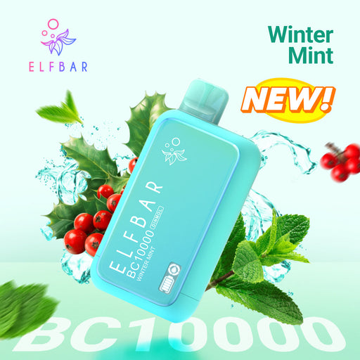 ELFBAR BC10000 Disposable Vape 2% Winter Mint 1Pack (10 PCs)